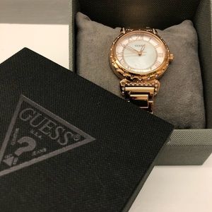 NWT Rose Gold Guess Watch